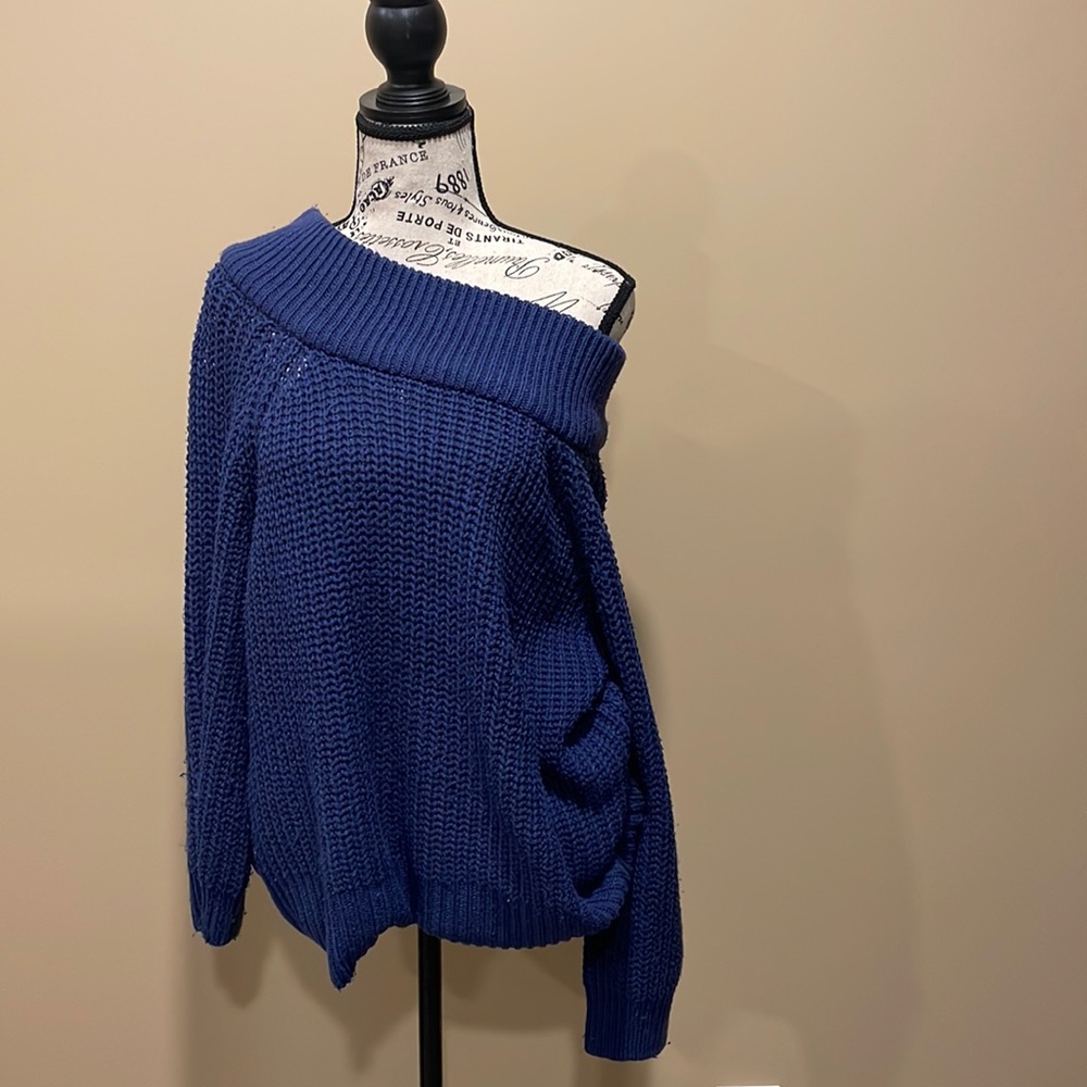 Cloth by RD Chunky Off the Shoulder Sweater | S |